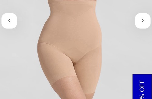 NWT $89 Honeylove Superpower Short Sand Shapewear Size Medium
