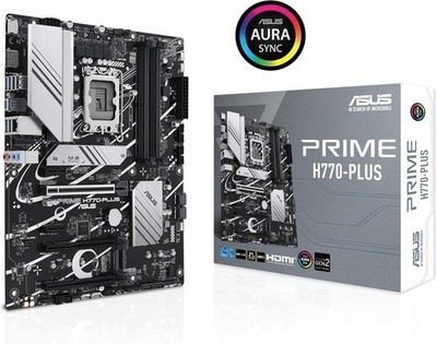 ASUS Prime H770-PLUS Mainboard ATX LGA1700, 3x M.2, DDR5, 2.5GbE, DP/HDMI, USB-C