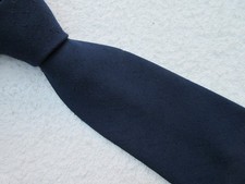 vintage WIDE KIPPER BLUE 4.5 INCH polyester tie NECKTIE MICHELSONS