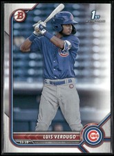 2022 Bowman #BP-147 Luis Verdugo Prospects