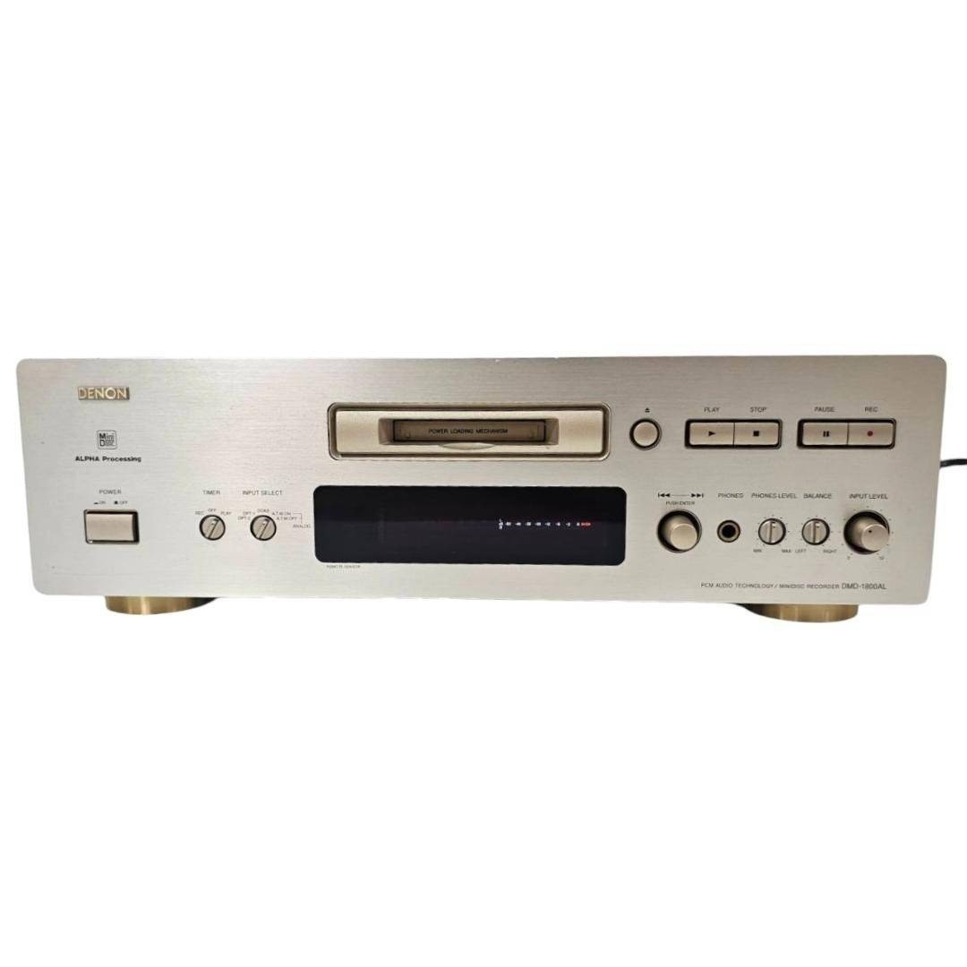 デノン　DENON　MDデッキ　DMD-1800AL DENON DMD-1800AL MD recorder rare , Operation Confirmed