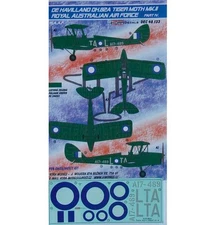 LF 1/48 De Havilland DH.82A Tig.Moth Mk.II RAAF IV Decal for Smer, Marit kit