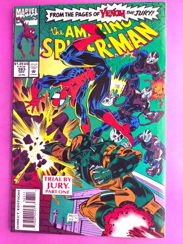 THE AMAZING SPIDER-MAN  #383  VG/LOW FINE  1993   B&B COMBINE SHIPPING BX2406