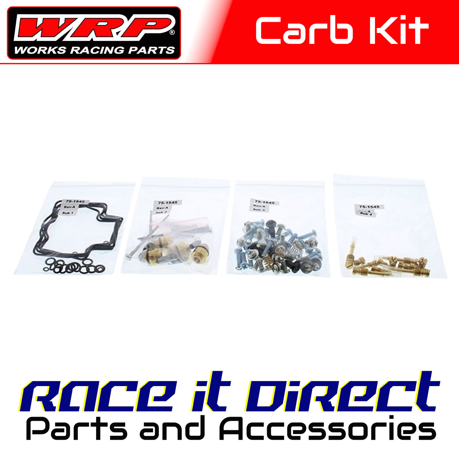 Carb Repair Kit for Kawasaki ZX1100D Ninja ZX11 1993-1997 Gasket Set WRP