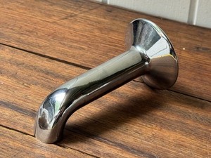 Vintage 1950's *NOS* IDEAL Chrome Bathroom Faucet Tap Spout Wall / Sink Mounted