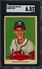 1954 Red Heart Baseball Cards 42