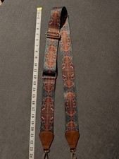 Adjustable Purse Strap with Leather Ends