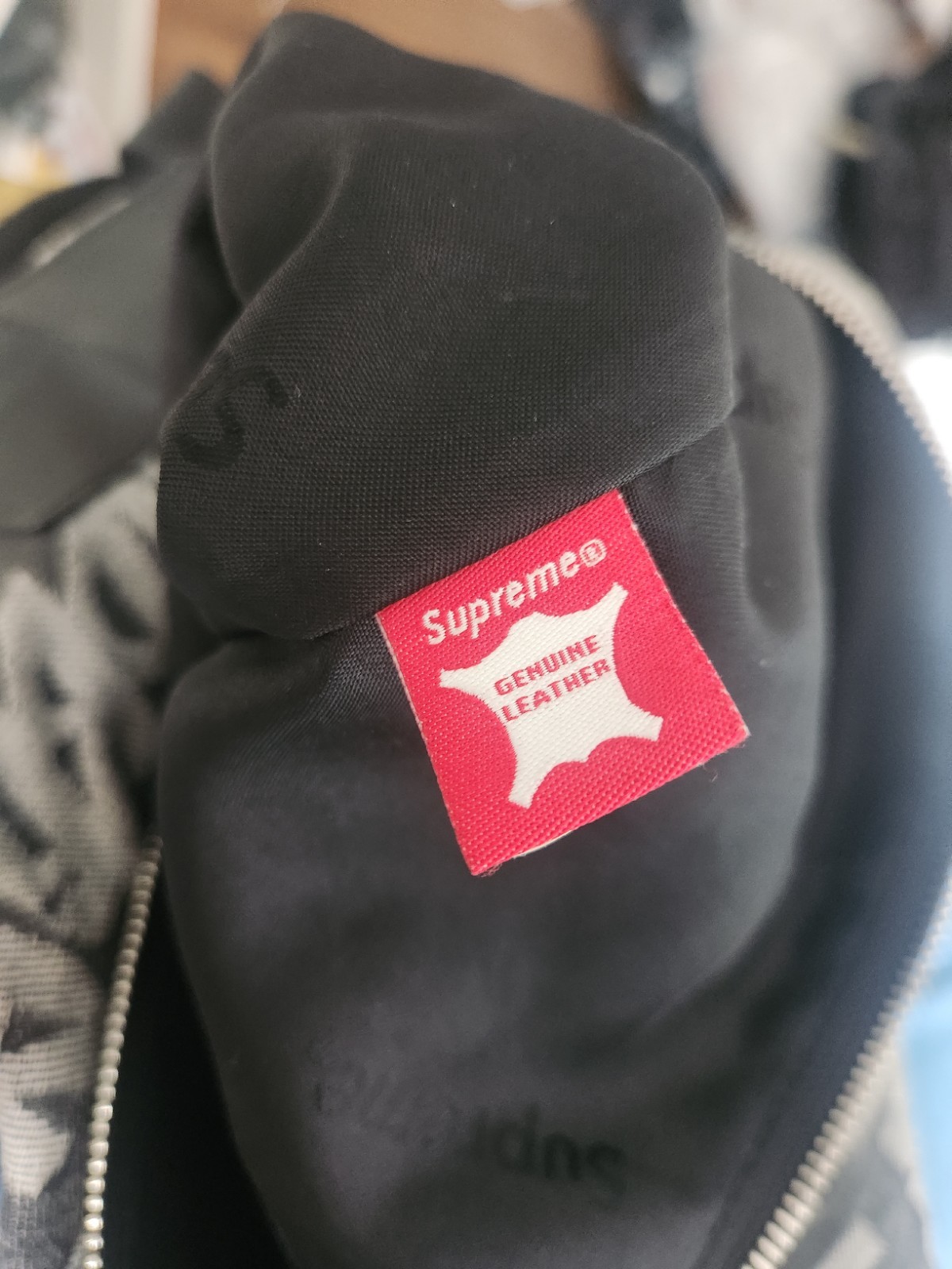 SS22 Supreme Grand Pointe Jacquard Jeans Sac à Dos Noir thumbnail 14