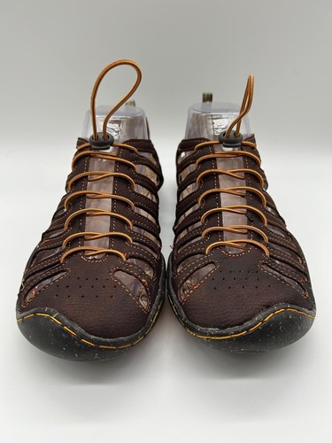 JBU JAMBU Damen Leder braun Stappy Wasserschuh Wandern Sandale Aventure Größe 10
