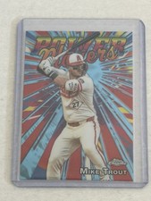 2025 Topps Chrome Update Series - Power Players Mike Trout #PP-34
