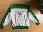 DIOR SPORTS SWEATER 80s Rare Christian Vintage Mens Rare Green Jacket