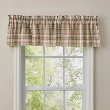 Park Designs Country Curtain Valance 72"x14" Thyme Plaid