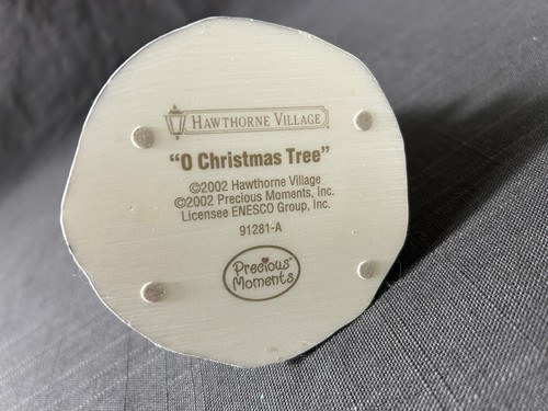 Lot Of 24 Hawthorne Christmas Village Precious Moments Trees and Mini Figurines - Bild 20 von 20