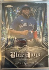 2022 Topps Chrome Pinstriped Refractor Vladimir Guerrero Jr. # P-13 Gem Mint