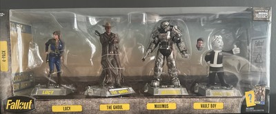 - Fallout Lucy, Maximus, The Ghoul & Vault Boy 6in Posed Figures 4pk