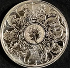 2021 Great Britain Queen’s Beasts Completer 2 oz Silver Coin BU B