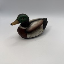 Vintage Jasco Mallard Duck Porcelain Lint Remover Brush 1980's Collectible