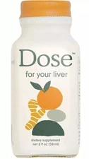2x DOSE For Your Liver Support Supplement Shot Cleanse Fatty Enzyme Function 2oz