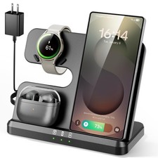 3 in 1 Wireless Charger Stand Fast Charging Station For Samsung Phone