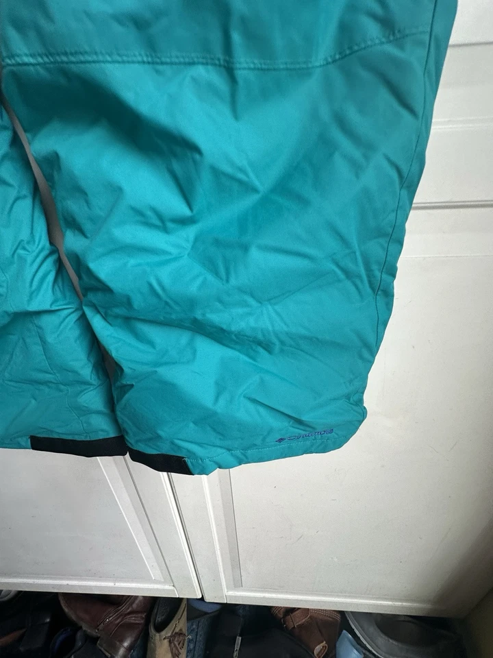 Calças de neve Columbia meninas 14-16 verde-azulado - Imagem 3 de 4