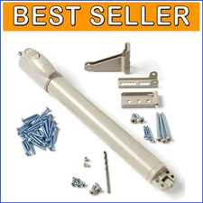 Durable Screw-In Storm Door Closer Kit with Sandtone Finish - Easy Installation