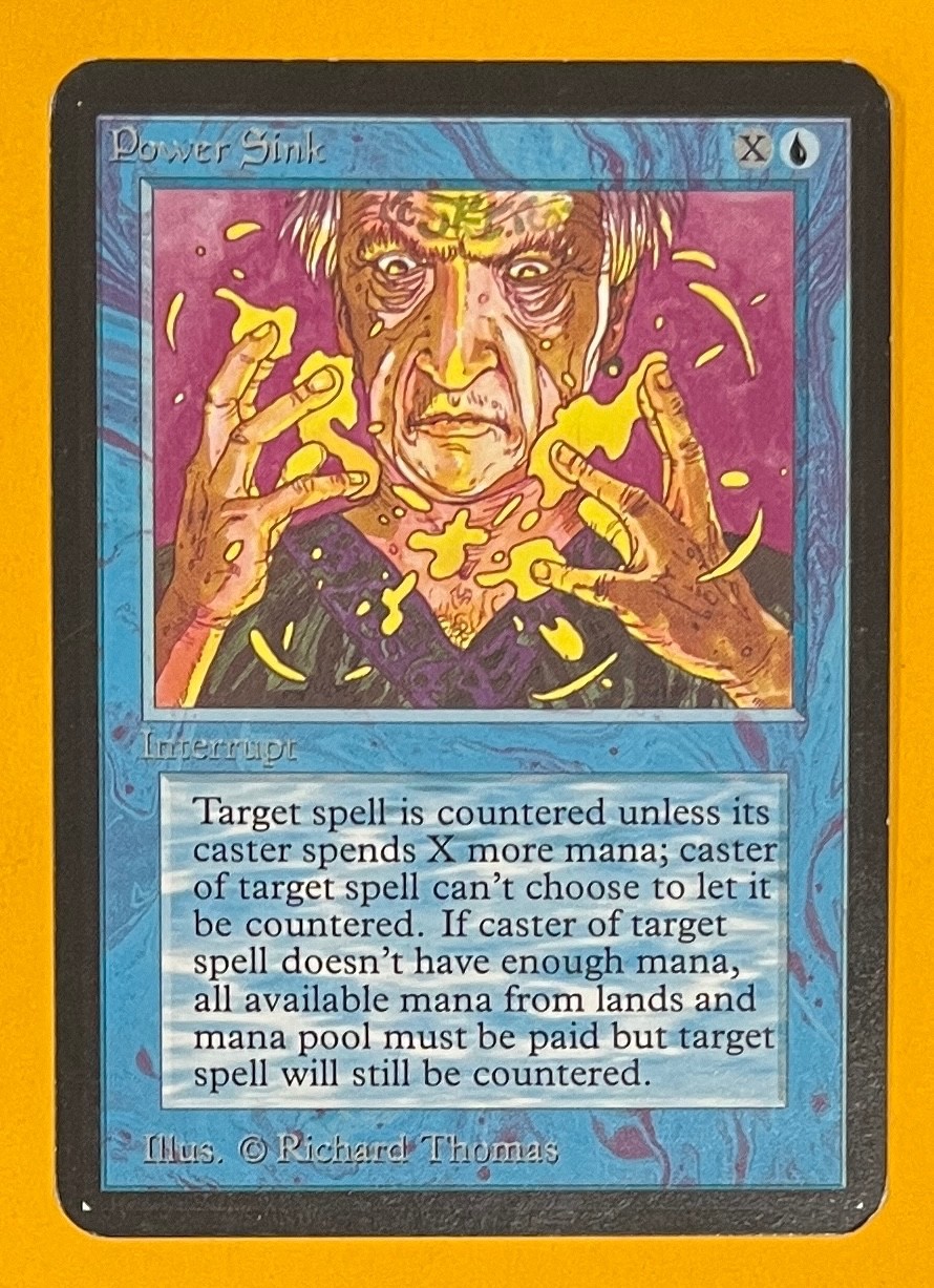 MTG POWER SINK Alpha (OldManMTG 013-009)