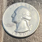 1950 D mint Denver Washington Quarter  90% Silver Business Strike US Coin