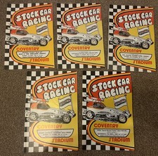 5 Coventry F1 Brisca Stock Car Programmes Progs Stockcar 81/82 Frankie Wainman