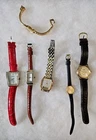 Vintage Untested Watch lot of 6 Seiko, Timex, Geneva, Anne K
