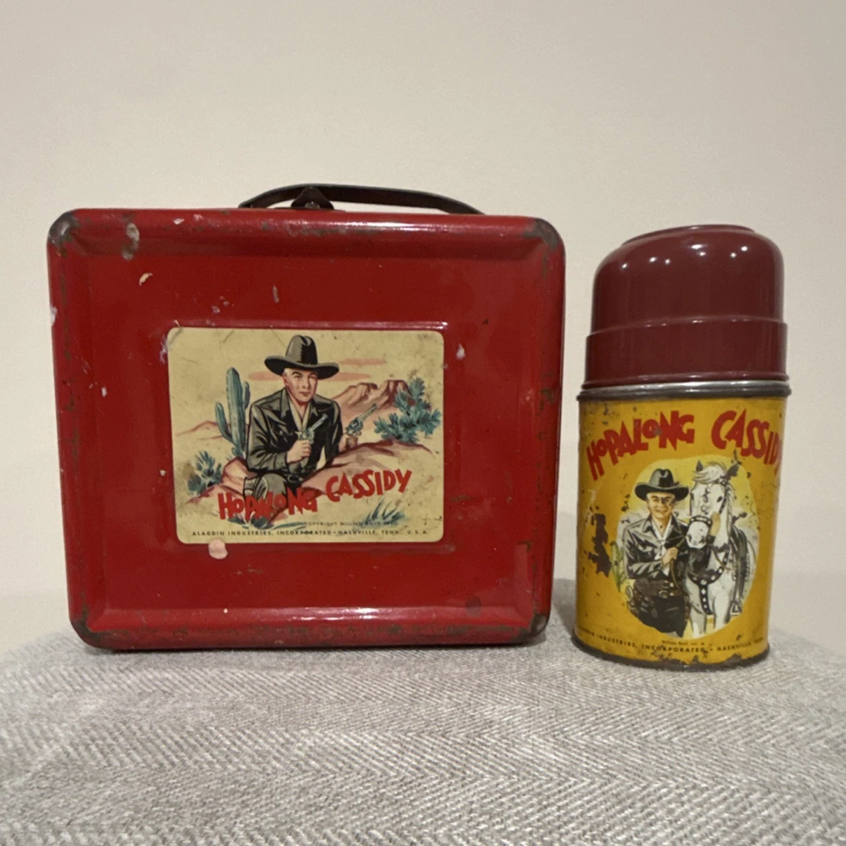 Hopalong Cassidy Metal Lunch Box for sale | eBay