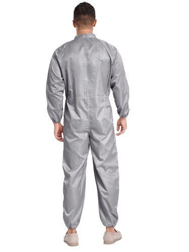 Mens Coverall Multiple Hooded Long Sleeve Jumpsuit Work Overalls Worker Workwear - Picture 47 of 104