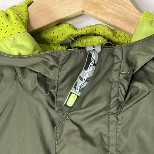 ZeroXposur Lightweight Windbreaker Jacket Full Zip Green Boy’s Medium 10/12 - Picture 4 of 8