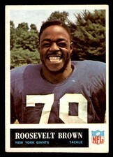 1965 Philadelphia Football #115 Roosevelt Brown VG/EX