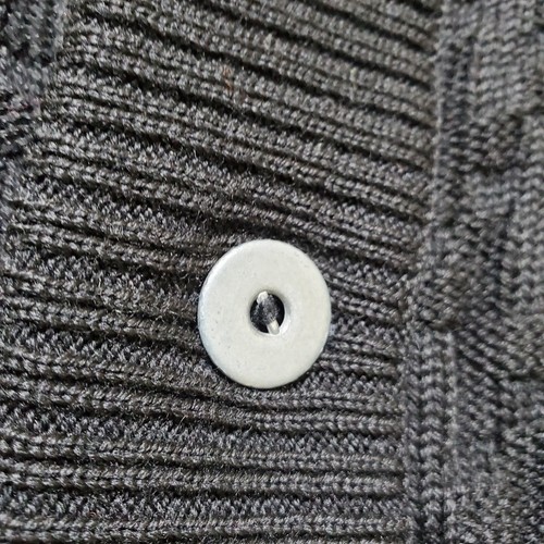 Garanteret Ren Uld Pullover Herren Large Wolle Zopfmuster Fischer Strickjacke Herning - Bild 6 von 16