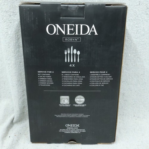 Juego de cubiertos Oneida Robyn servicio para cuatro NUEVO - Imagen 3 de 4