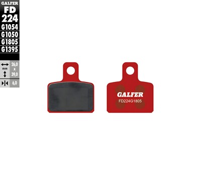 Pastiglie freno Anteriore Racing Galfer per Minigp 12 Pollici FD555G1375