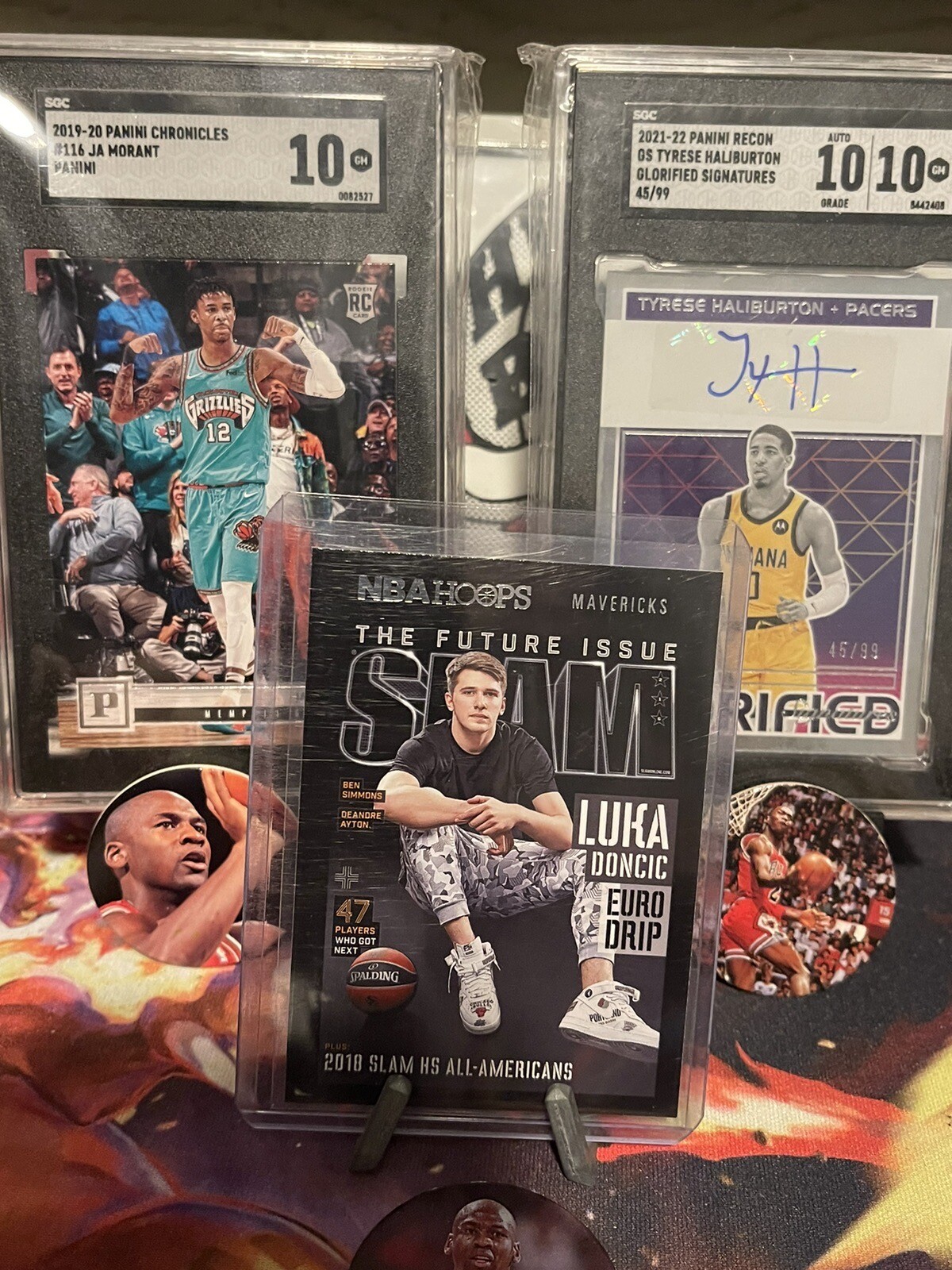 2020-21 Panini NBA Hoops Luka Doncic Slam #5
