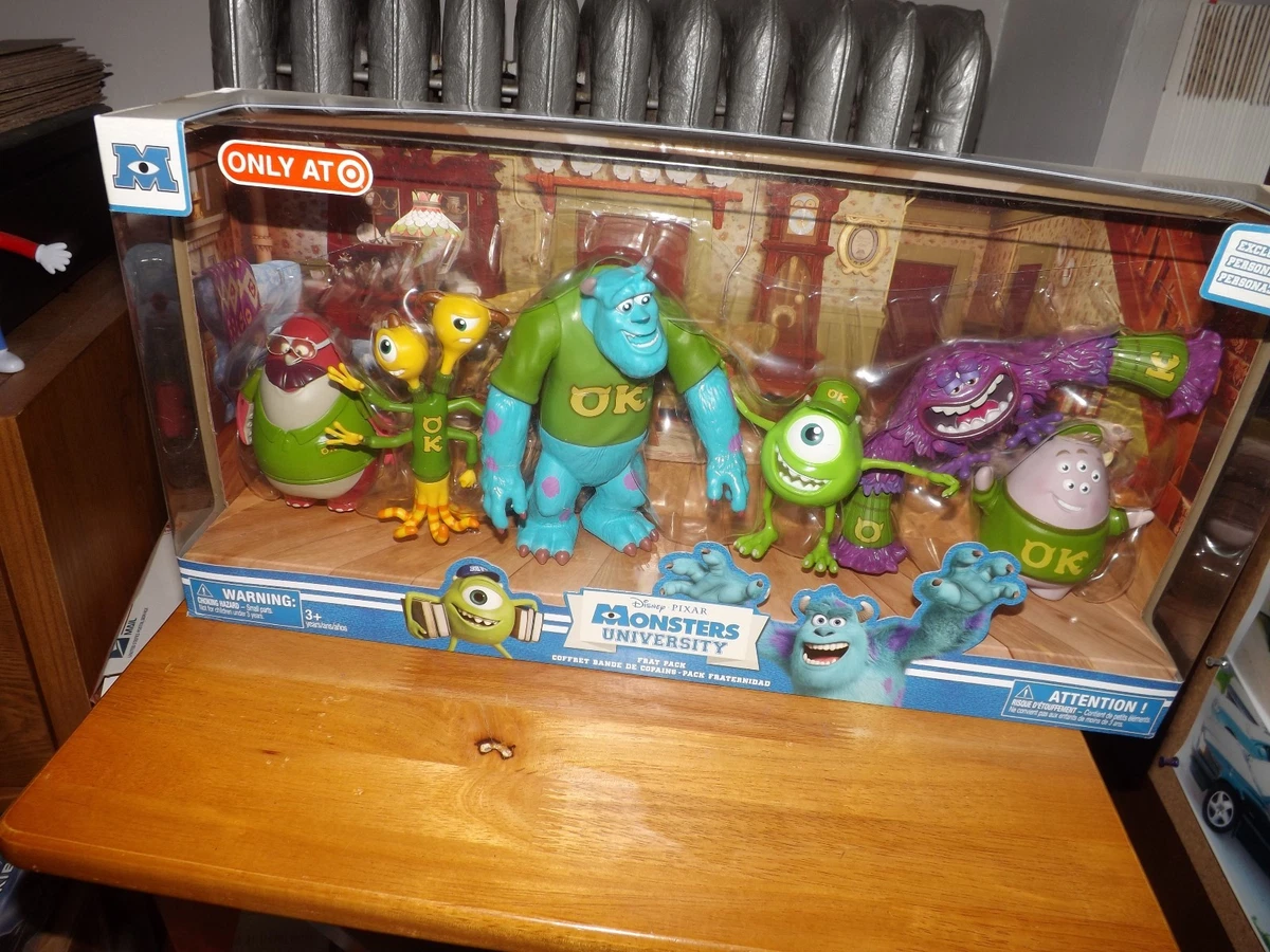 MONSTERS UNIVERSITY FRAT PACK TARGET EXCLUSIVE OK 6 FIGURE PACK NIB