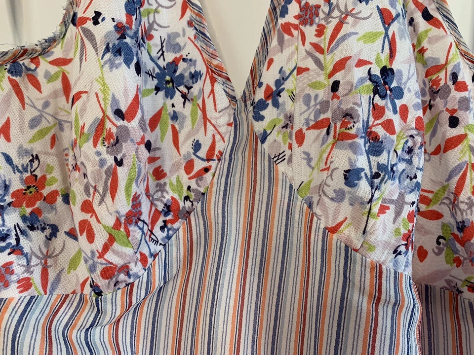 Vestido para mujer Tessuto talla 4 multicolor 100 % algodón/forrado 100 % poliéster contenedor #458 Foto 4 de 4