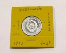 Yugoslavia 1953 5 Dinara unc Coin