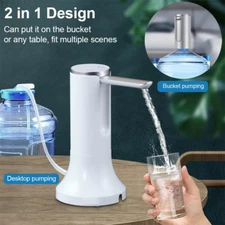 Electric Water Bottle Pump 19L Rechargeable Automatic Dispenser Foldable H3