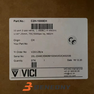 1pcs NEW VICI C2H-1000EH Ten way two position switching valve FedEx/DHL