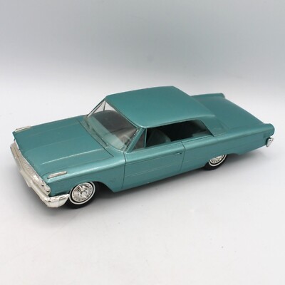 1963 Metallic Turquoise Blue Ford Galaxie Promo Model Car Original Box AMT  Rare | eBay