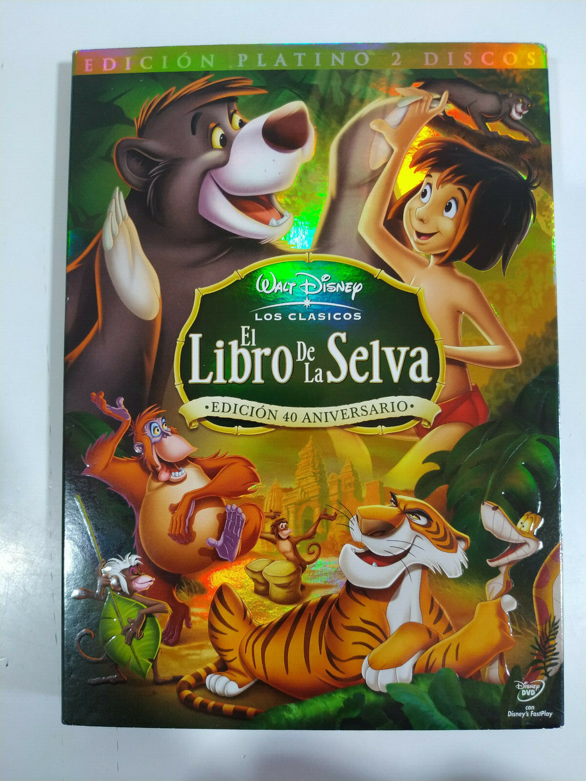 The Jungle Book Disney 2 x DVD Region 2 Latin American Spanish English - 3T