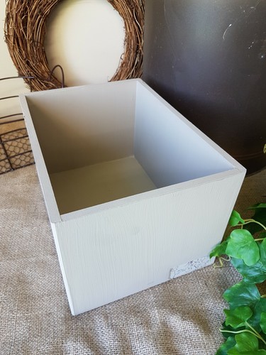 HAND MADE CITRON WOODEN COUNTRY STORAGE BOX CRATE - Picture 2 of 3