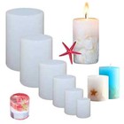 6 Pack Cylinder Candle Molds for Diy Candle Making Aromatherapy Candles Wax Soap