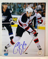 TRAVIS ZAJAC NJ Devils SIGNED 8 X 10 PHOTO with COA CARD Autographed