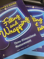 Filling And Wrapping Teacher's Guide and Student Workbook 3-Dimensional Pearson