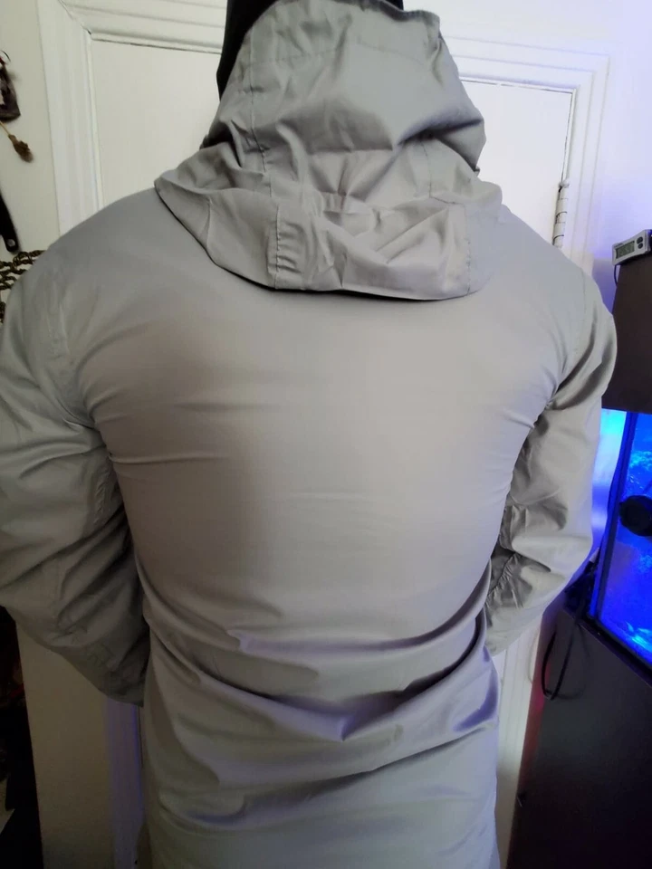 Regatta Mens Gray ISOLITE Waterproof Breathable Packaway Jacket RMW129  UK M - Image 3 of 4