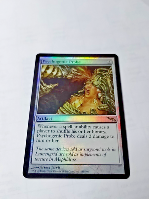 MTG Psychogenic Probe Mirrodin 231/306 Foil Rare - bit of Edge
